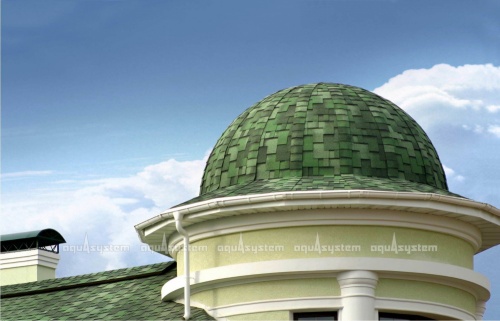 Труба водосточная AQUASYSTEM Белый RR20 D 90 мм, L 1 м